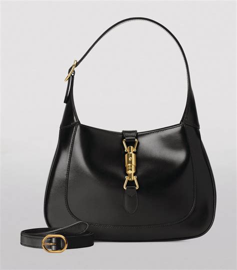 gucci jackie all black|Gucci shoulder bag.